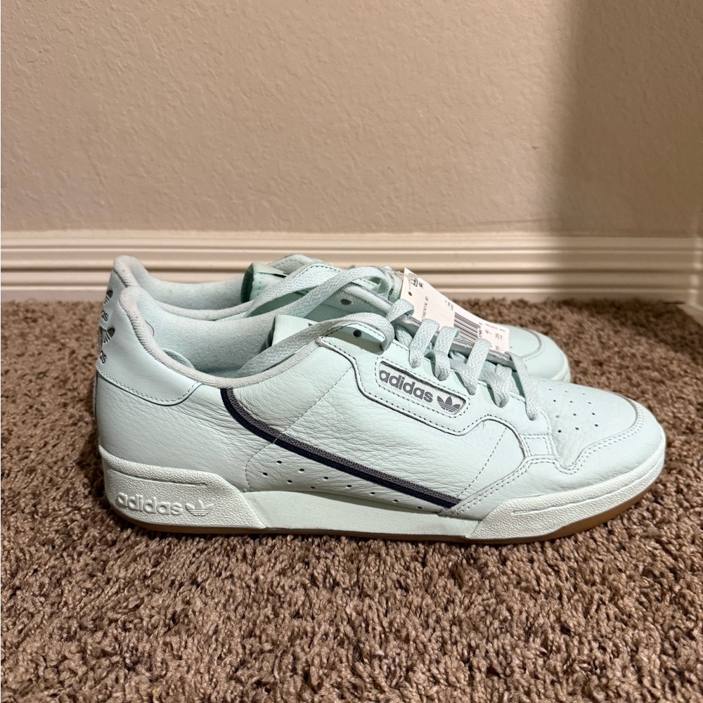 Adidas Continental 80 Leather Sneakers Ice Mint BD7641 Men Size 11